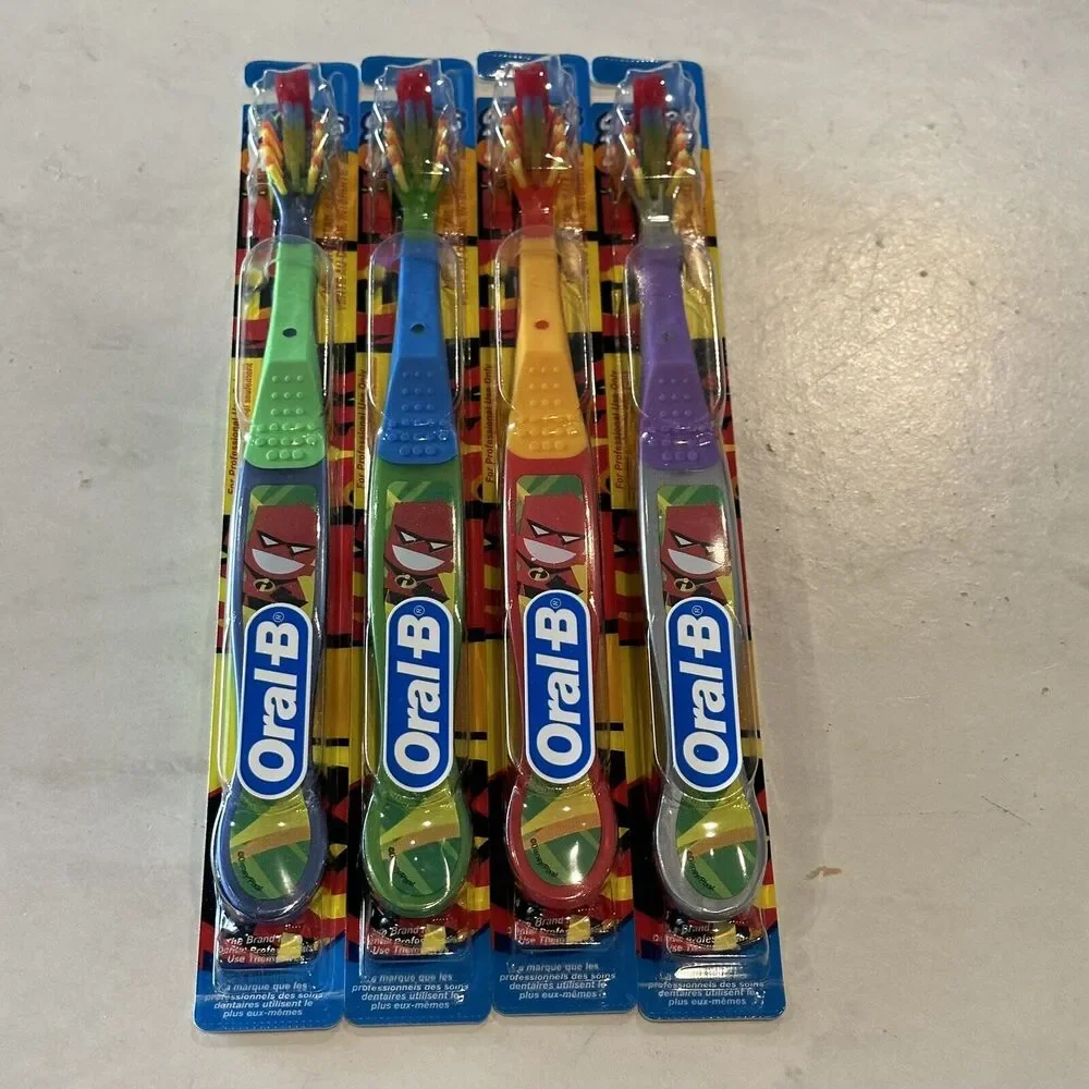 Oral-B Disney Stage 4 Toothbrushes Incredibles Family Mr Violet Jack (Set Of 4)